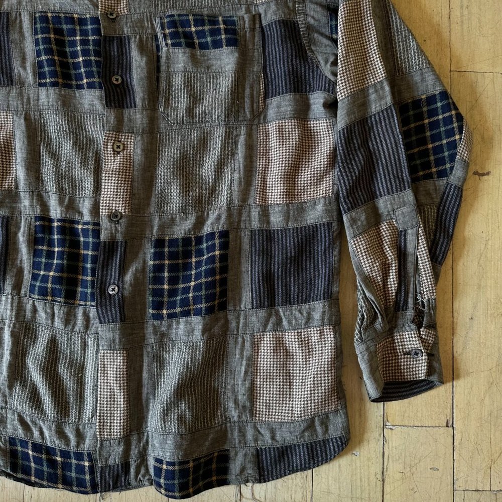 Vtg Paul Smith Patchwork Shirt - image 4